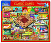 Classic Games 550 Piece Jigsaw Puzzle by White Mountain Puzzle